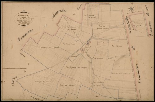 Section A, le Parc et le hameau d'Eards, feuille 1.