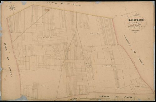 Section C, la Forte Place, en une feuille / Terminée sur le terrain par Monsieur Beauchet, Géomètre.