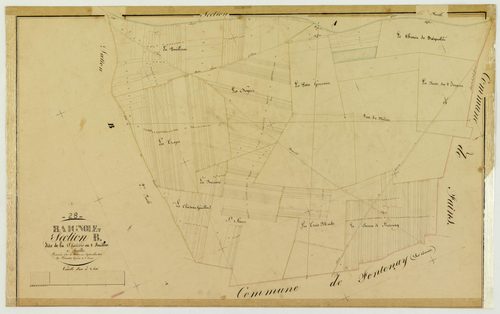 Section B, la Châlerie, feuille 1.