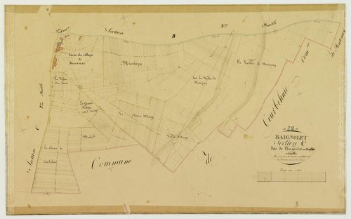 Section C, Baignolet, feuille 1.