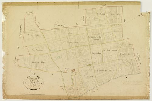 Section B, Montmireau, feuille 1.