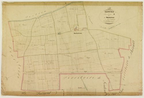 Section B, Montmireau, feuille 1.