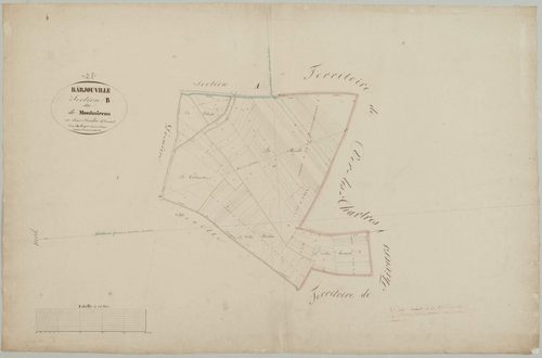 Section B, Montmireau, feuille 2.
