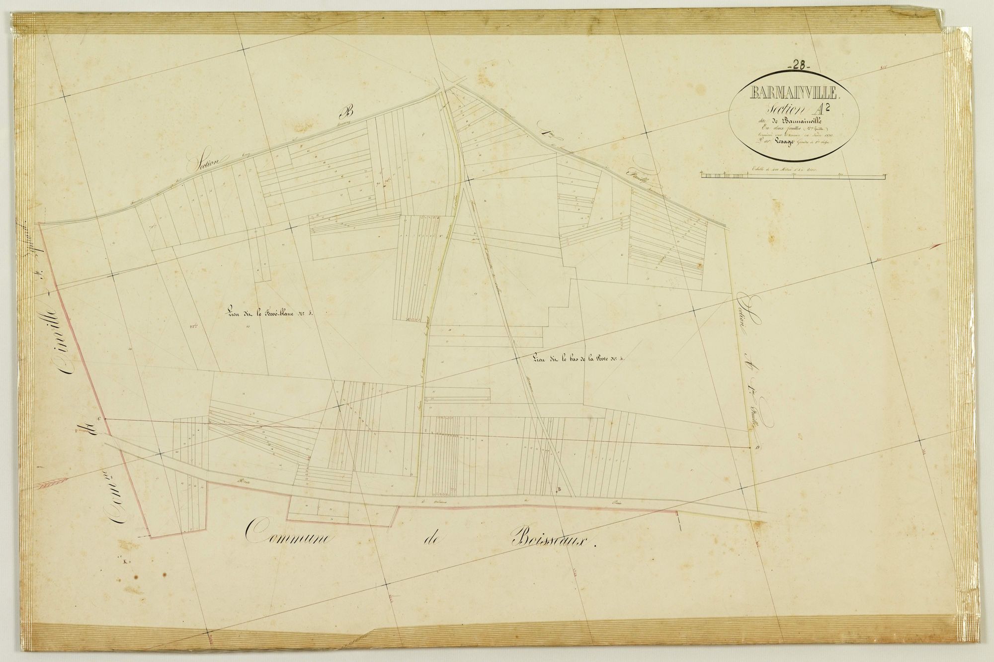 Section A, Barmainville, feuille 2.