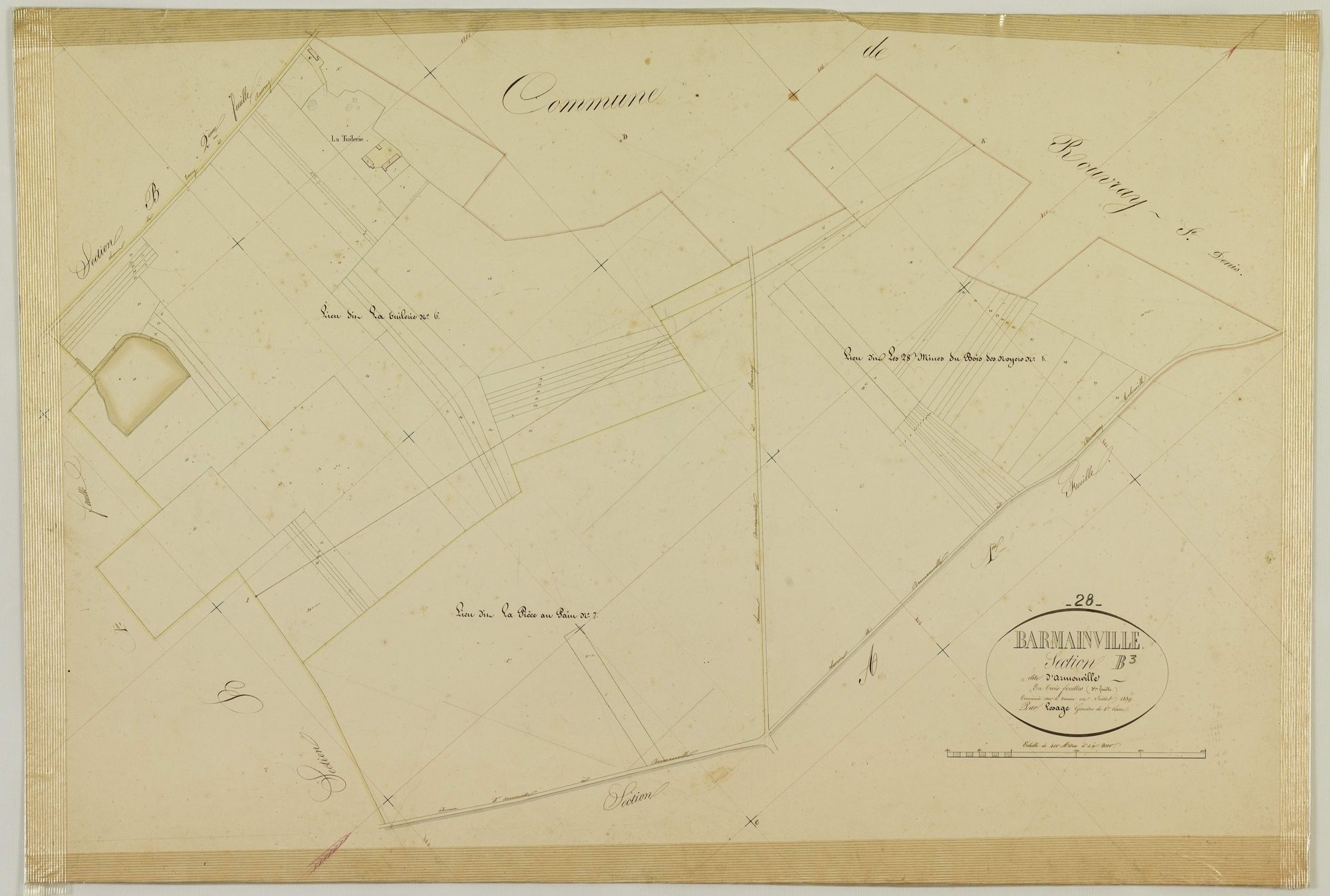 Section B, Armonville, feuille 3.