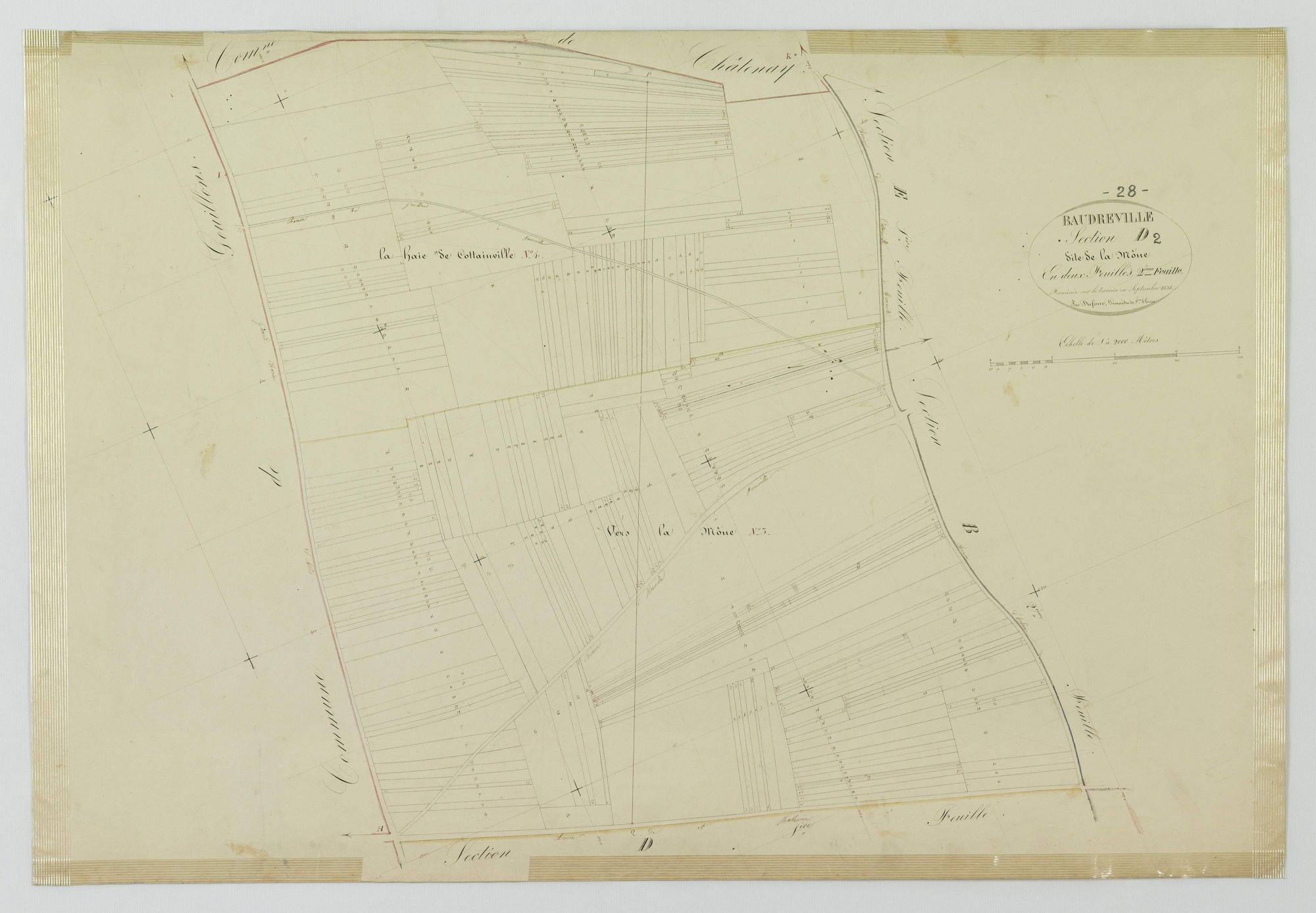 Section D, la Mône, feuille 2.