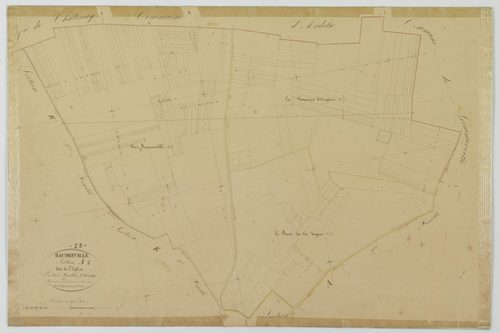 Section A, l'Eglise, feuille 1.