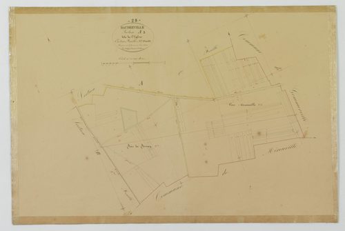 Section A, l'Eglise, feuille 3.