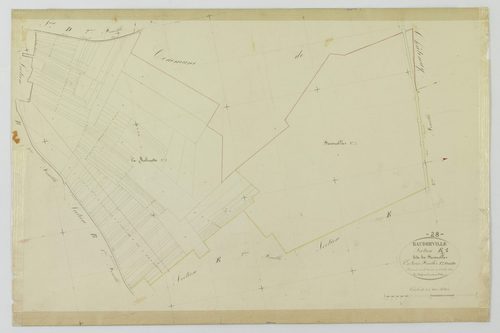 Section E, Faverolles, feuille 1.