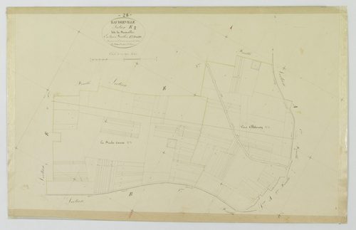 Section E, Faverolles, feuille 2.