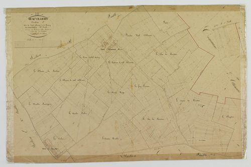 Section C, Vieil Allonnes et Bissay, feuille 1.