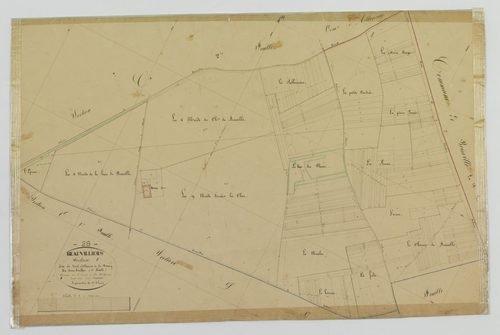 Section C, Vieil Allonnes et Bissay, feuille 2.
