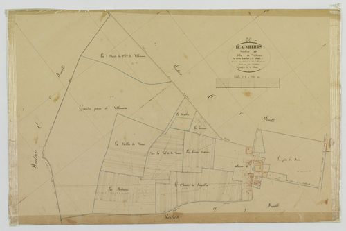 Section D, Villereau, feuille 1.