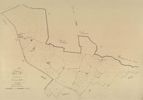Section A, la Cour, feuille 1.
