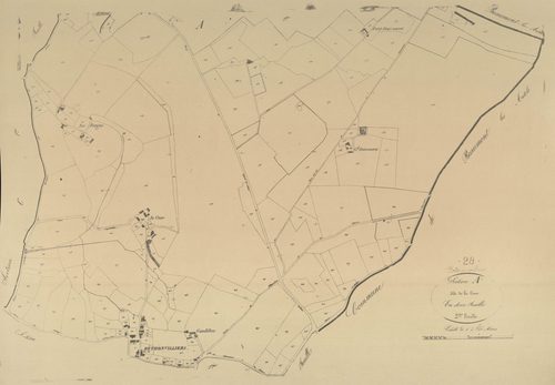 Section A, la Cour, feuille 2.