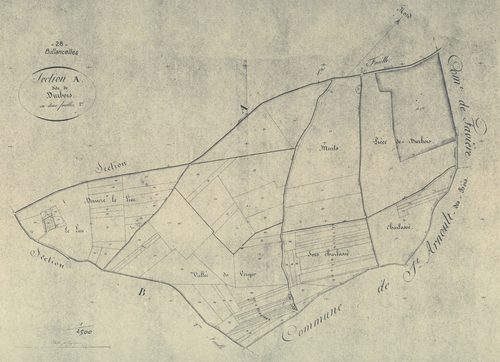 Section A, Durbois, feuille 2.