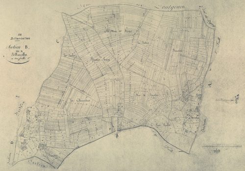 Section B, Billancelles, feuille 1.
