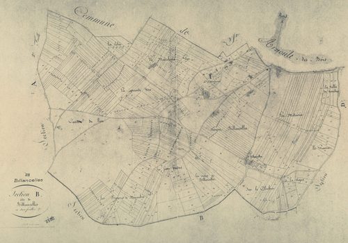 Section B, Billancelles, feuille 2.