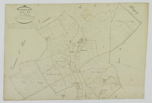 Section E, Houdoire, feuille 2.