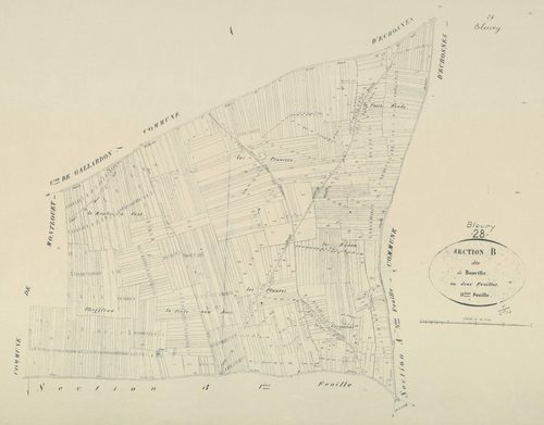 Section B, Bonville, feuille 2.