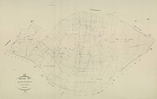 Section D, les Essars et les Aigremonts, feuille 2.