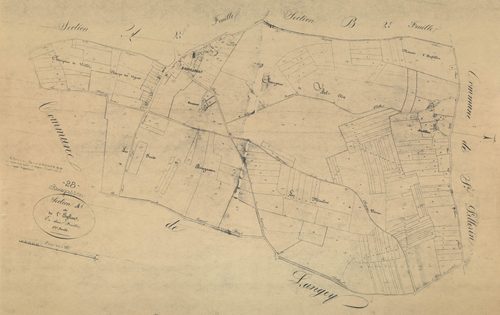 Section A, l'Eglise, feuille 1.