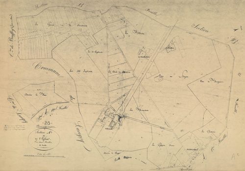 Section A, l'Eglise, feuille 2.