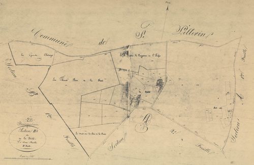 Section B, la Ferté, feuille 2.
