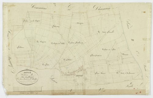 Section A, Boncé, feuille 1.