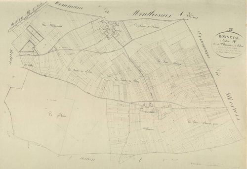 Section A, Valancien et Pulois, feuille 1.