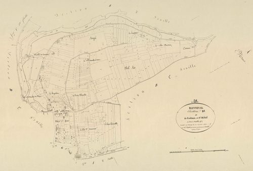 Section B, Croteau et Saint-Michel, feuille 2.