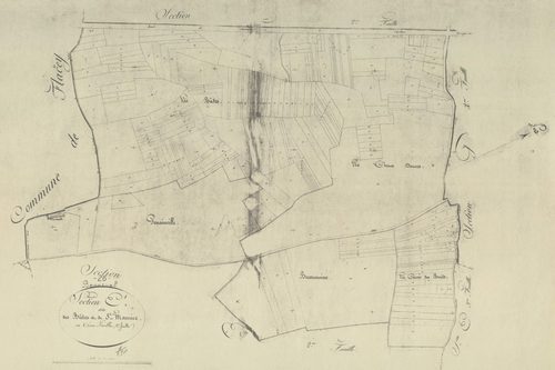 Section E, les Bâtes et Saint-Maurice, feuille 1.