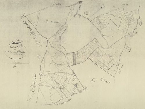 Section E, les Bâtes et Saint-Maurice, feuille 2.
