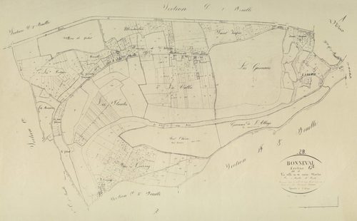 Section G, la Ville de Saint-Martin, feuille 2.