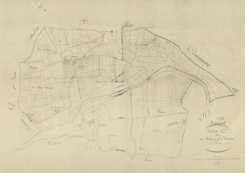 Section E, les Bâtes et Saint-Maurice, feuille 3.
