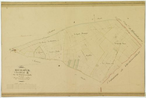Section B, Les Mairies, feuille 1.