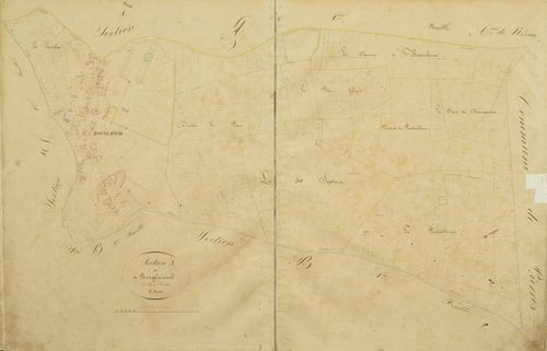 Section A, Bouglainval, feuille 2.