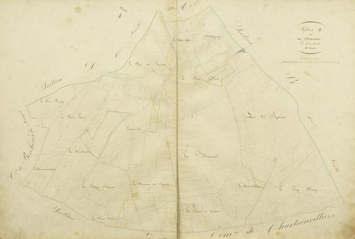 Section B, les Mairies, feuille 2.