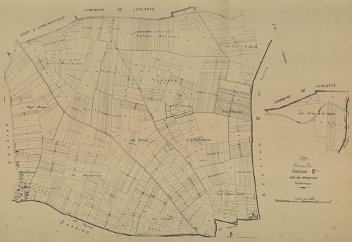 Section B, les Moineries, en une feuille.