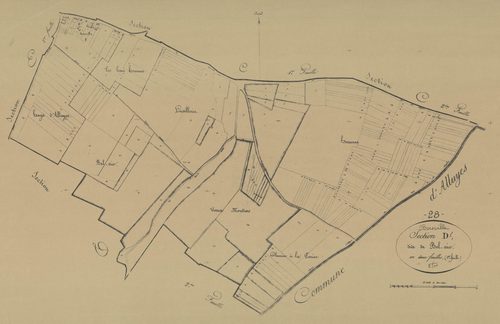 Section D, Bel-Air, feuille 1.