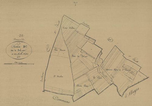 Section D, Bel-Air, feuille 2.