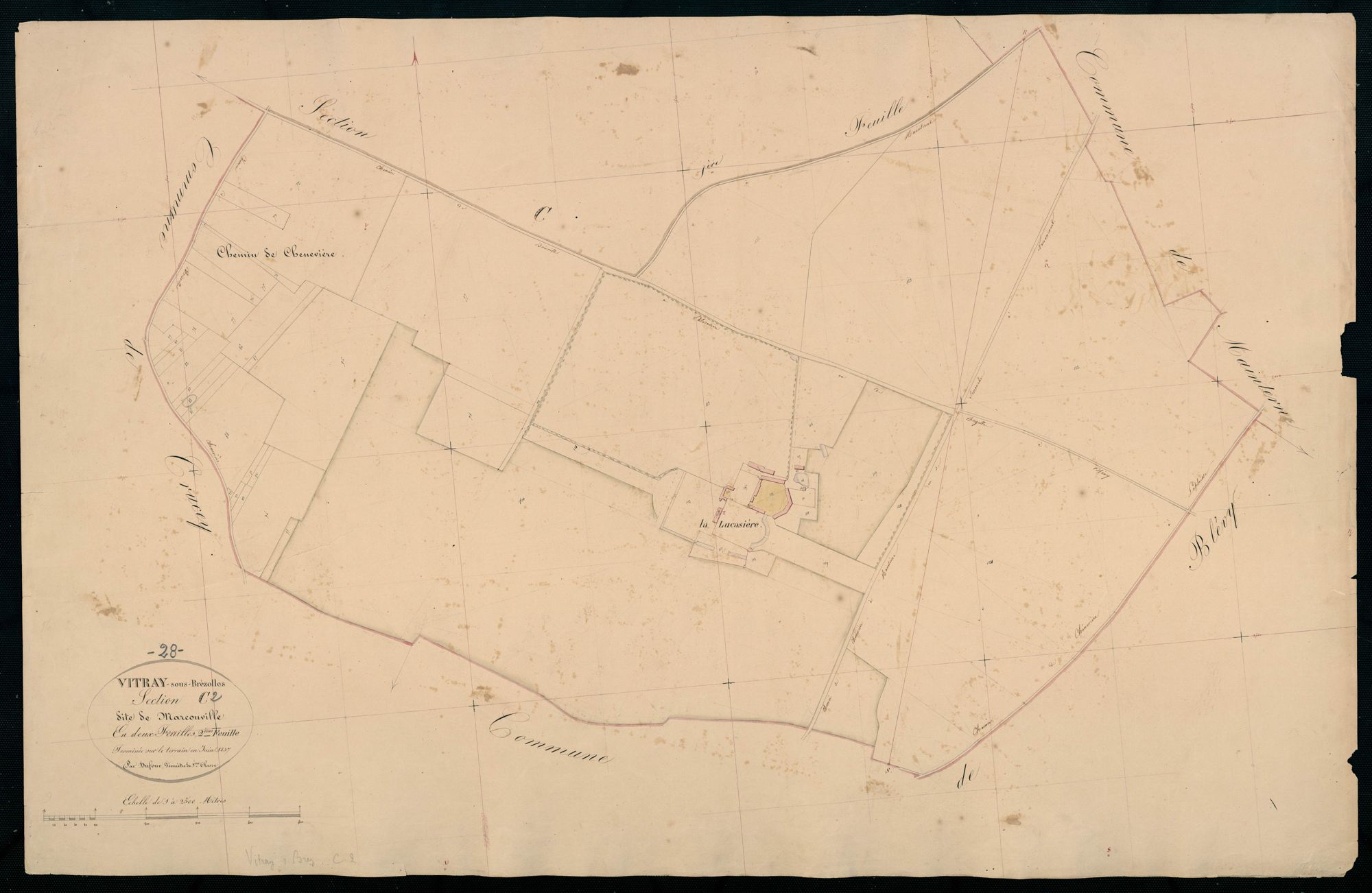Section C, Marcouville, feuille 2.
