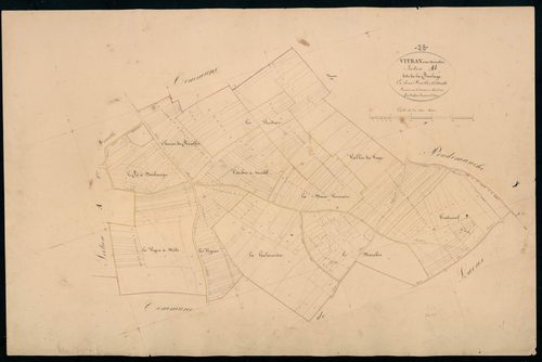 Section A, la Boulaye, feuille 1.