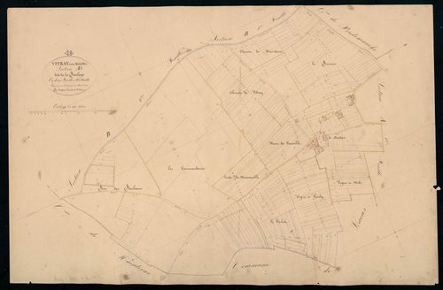 Section A, la Boulaye, feuille 2.