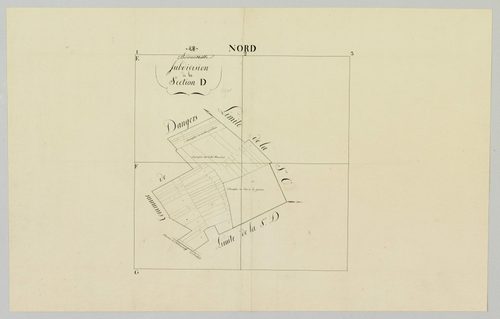 Subdivision de la section D.