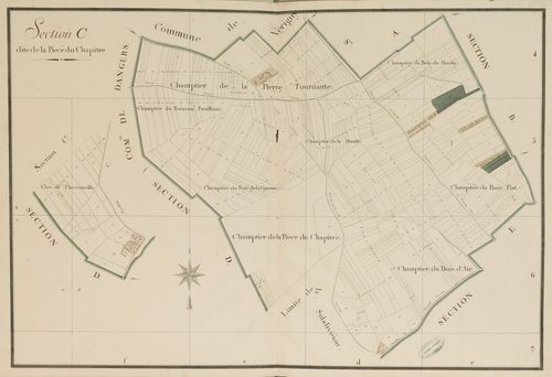 Section C, la Pièce du Chapître, en une feuille.