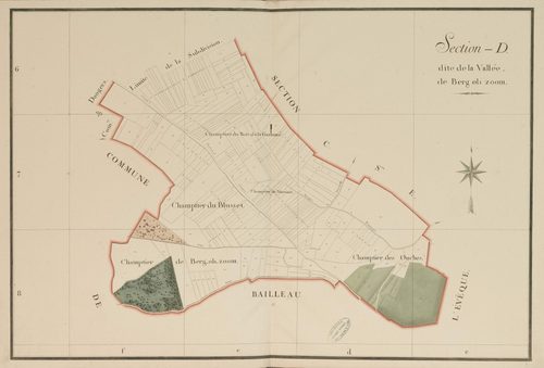 Section D, la vallée de Berg of Zoom, feuille 1.
