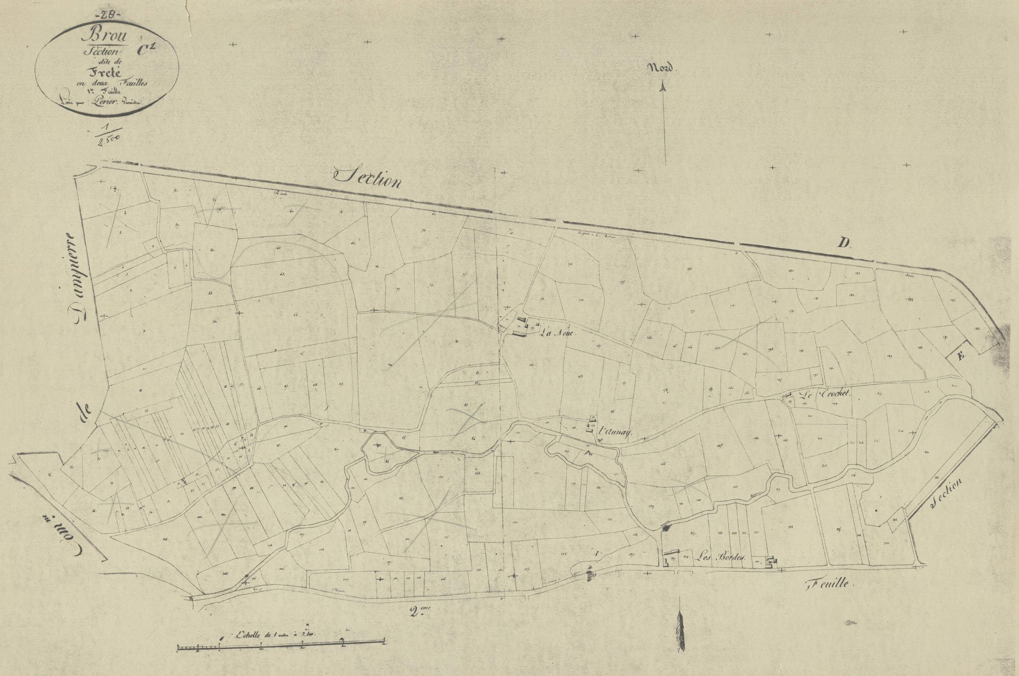 Section C, Freté, feuille 1.