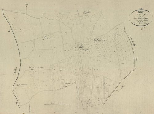 Section A, la Bretonière, feuille 2.