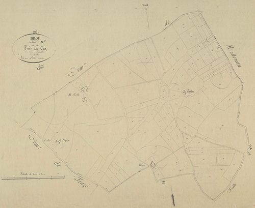 Section D, le Puis au Coq, feuille 1.